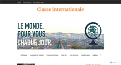 Desktop Screenshot of classe-internationale.com